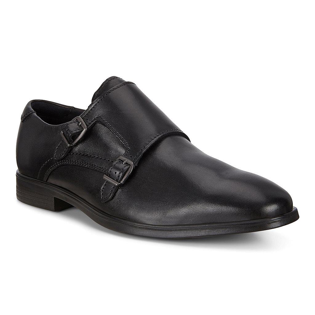 Ecco Melbourne Mens Business Shoes In Black Sales - India LNK-041682